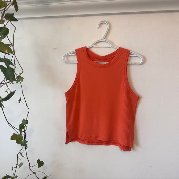 lululemon athletica Tops - Lululemon Train To Be Tank in Orange Soda